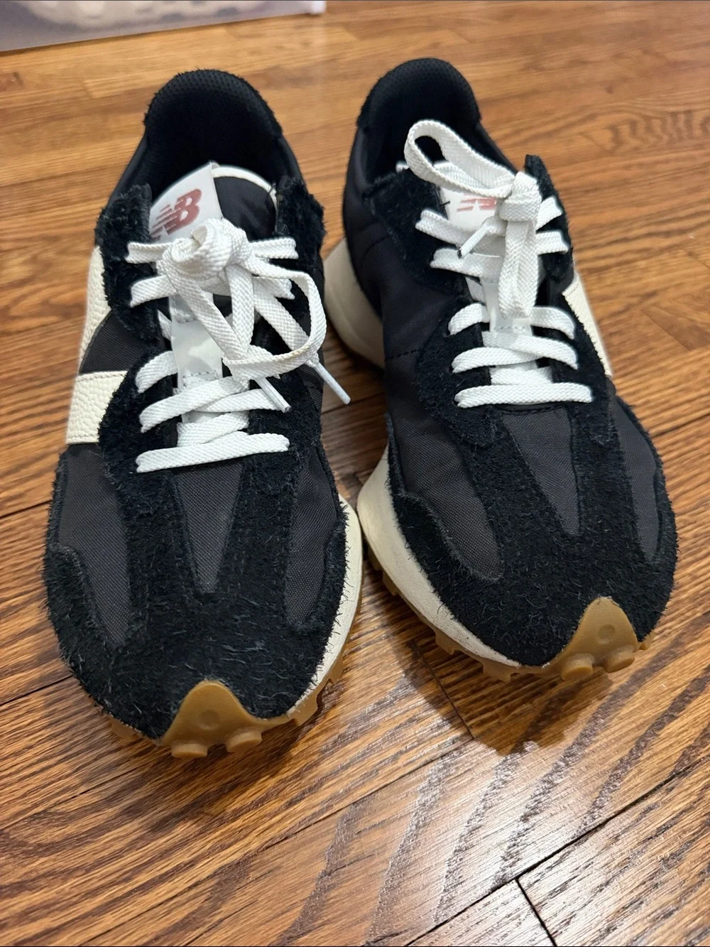New Balance Black and White Women's Athletic Sneakers